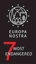 Plakat von Europa Nostra für ihren Wettbewerb "7 Most Endangered" Bild: Europa Nostra